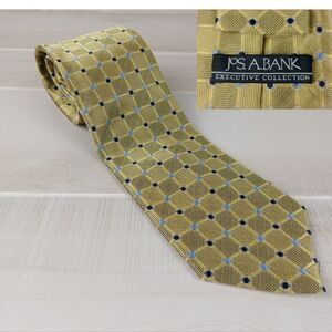 JOS. A. BANK Executive Collection 62 3/4" Long Gold Men's Tie 100% Silk